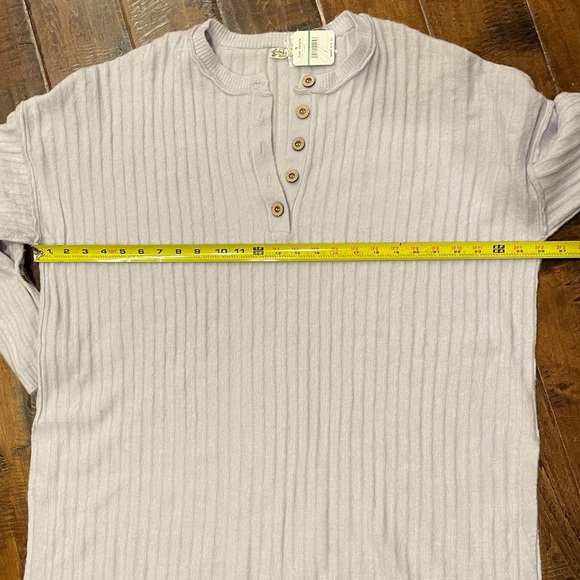 Free People Around the Clock Tunic Sweater Lavendar - Picture 12 of 12